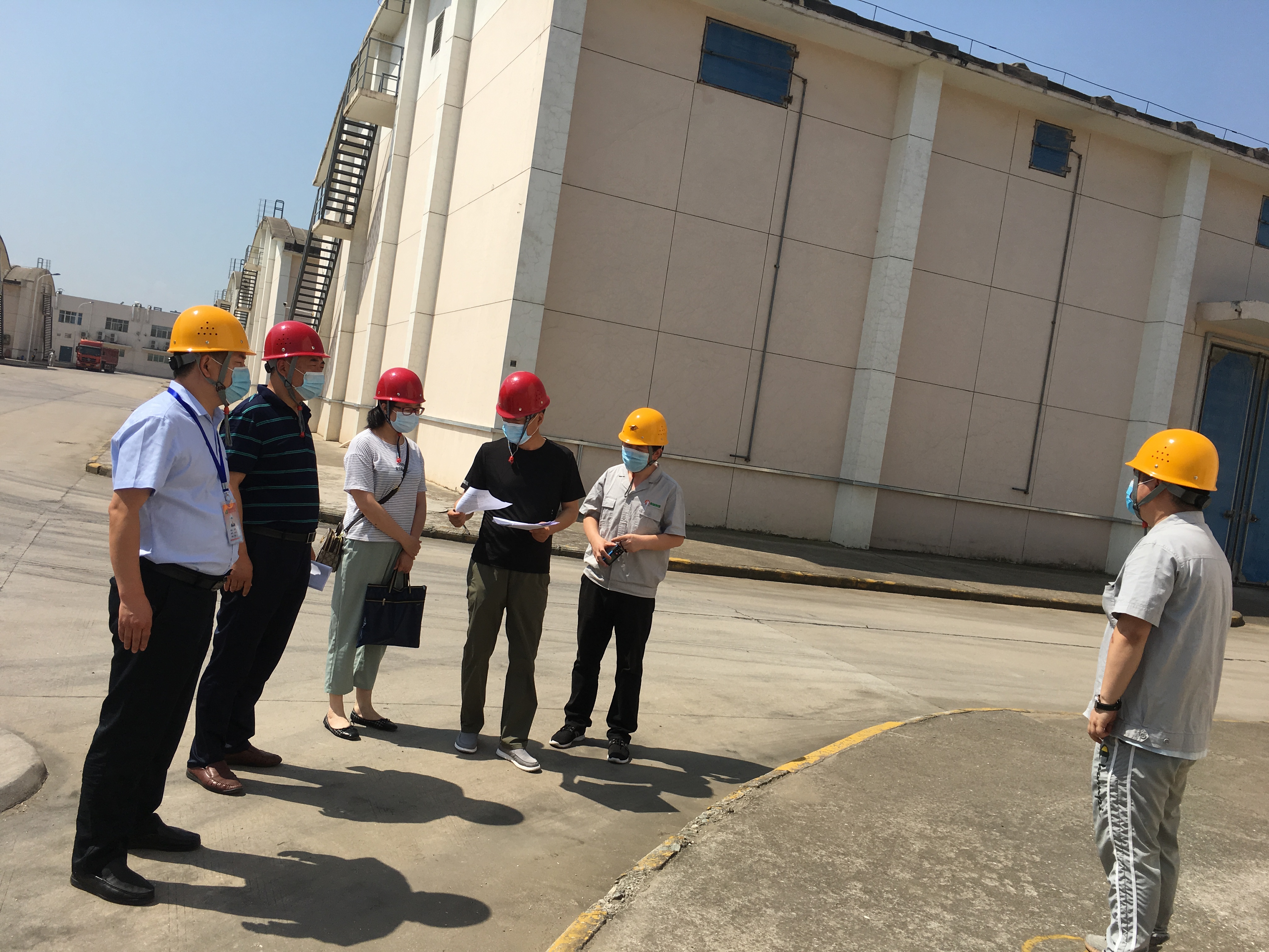 咸陽市糧食大清查檢查組蒞臨西瑞儲備庫督導檢查